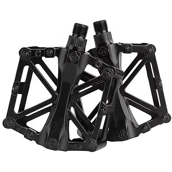 Mountain Bike Flat Platform Pedals, Ultralight Cycling Pedals for MTB & Fixed Gear Bikes