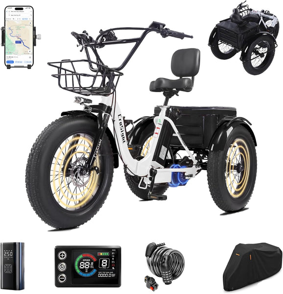 CroSight 2.0 Pro Smart Bluetooth Rear-Drive Electric Trike