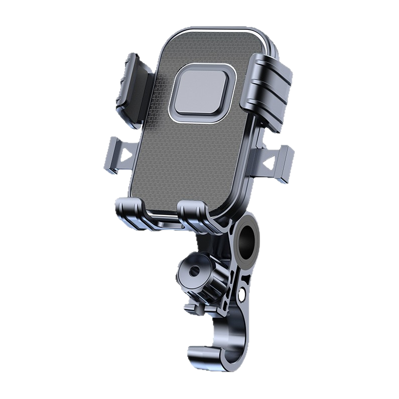 Universal Motorcycle And Bike Phone Mount Holder with Handlebar Lock – Fits Most Models