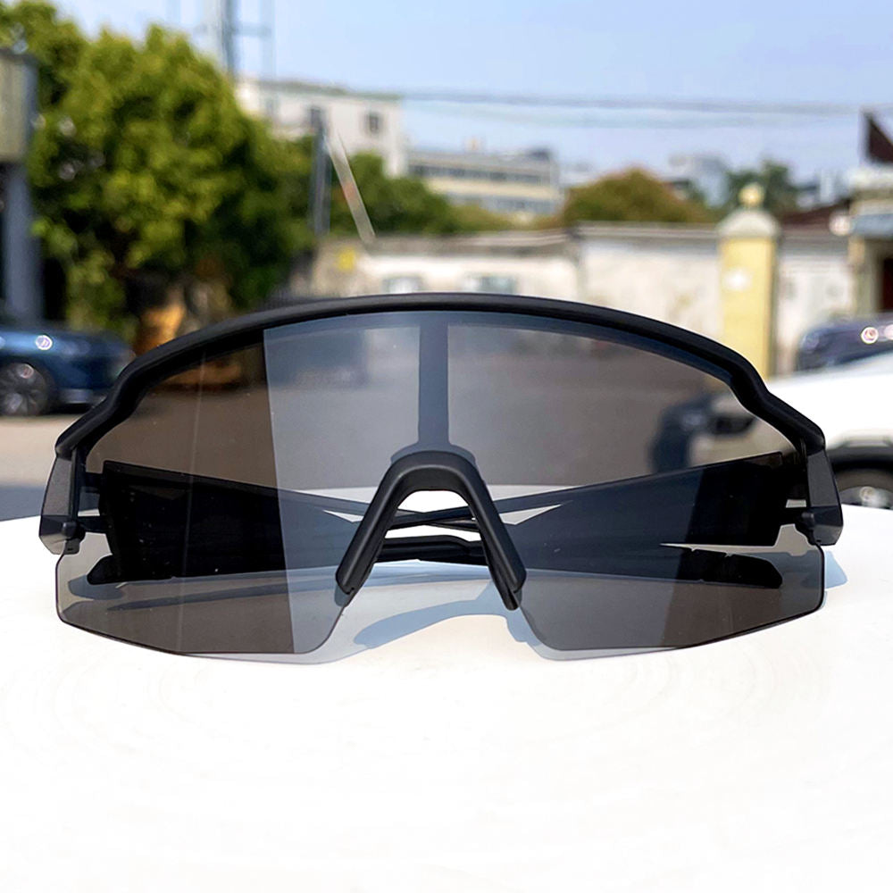 UV Protection Cycling Sunglasses with Interchangeable Lenses, Sport Bike Eyewear for Road & Mountain Cycling