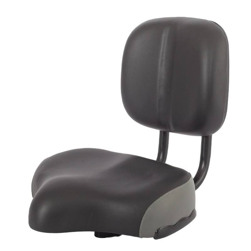 Electric Tricycle Saddle for Bike Simple Style, Comfortable Wide Tricycle Seat with Backrest