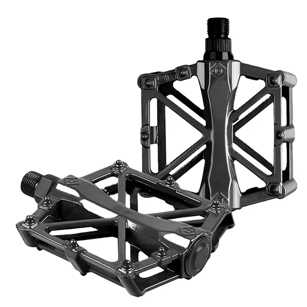 Mountain Bike Flat Platform Pedals, Ultralight Cycling Pedals for MTB & Fixed Gear Bikes