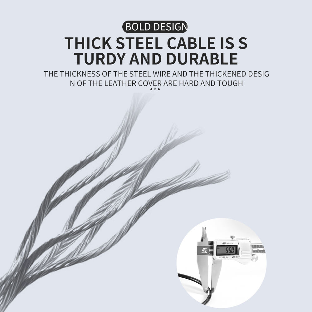 4-Digit Combination Cable Lock, Waterproof Anti-Theft Wheel Lock for Bike, Bicycle & Tricycle