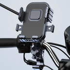 Universal Motorcycle And Bike Phone Mount Holder with Handlebar Lock – Fits Most Models