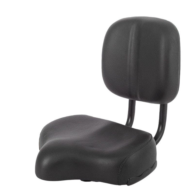 Electric Tricycle Saddle for Bike Simple Style, Comfortable Wide Tricycle Seat with Backrest