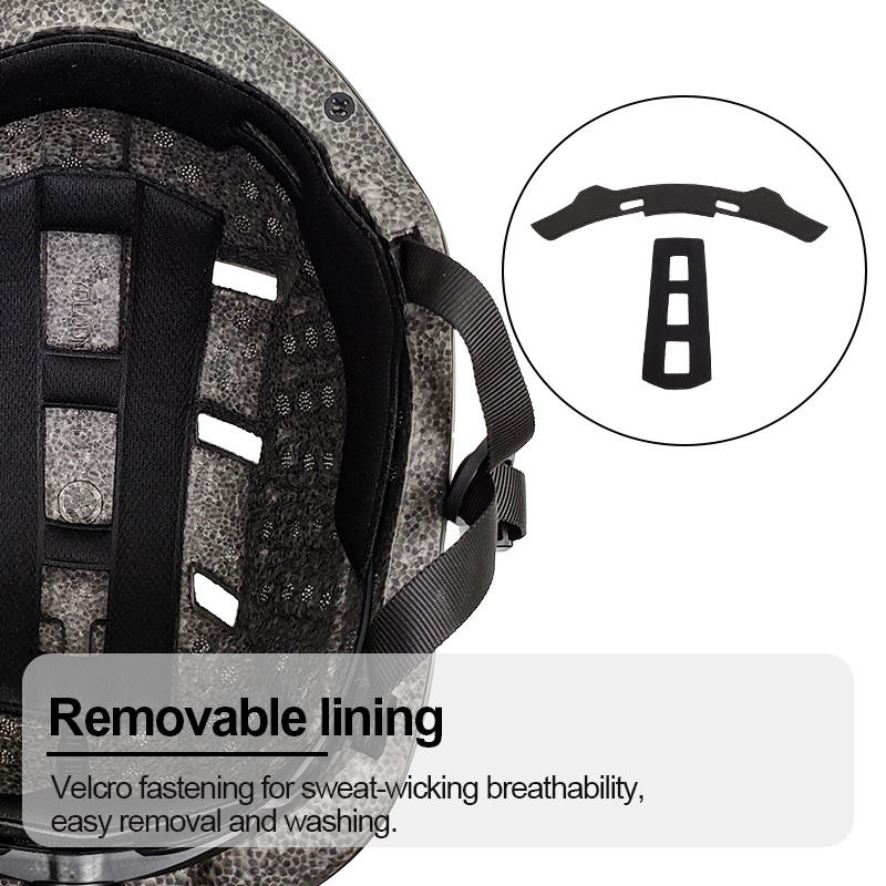 Durable Adult Ebike Helmet with LED Rear Light and Reflective Strips, High-Quality Urban Cycling And Scooter Helmet