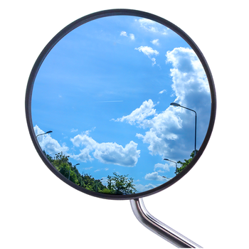 Electric Tricycle Rear View Side Mirror , Universal Adjustable Bike Mirror for E-Trikes