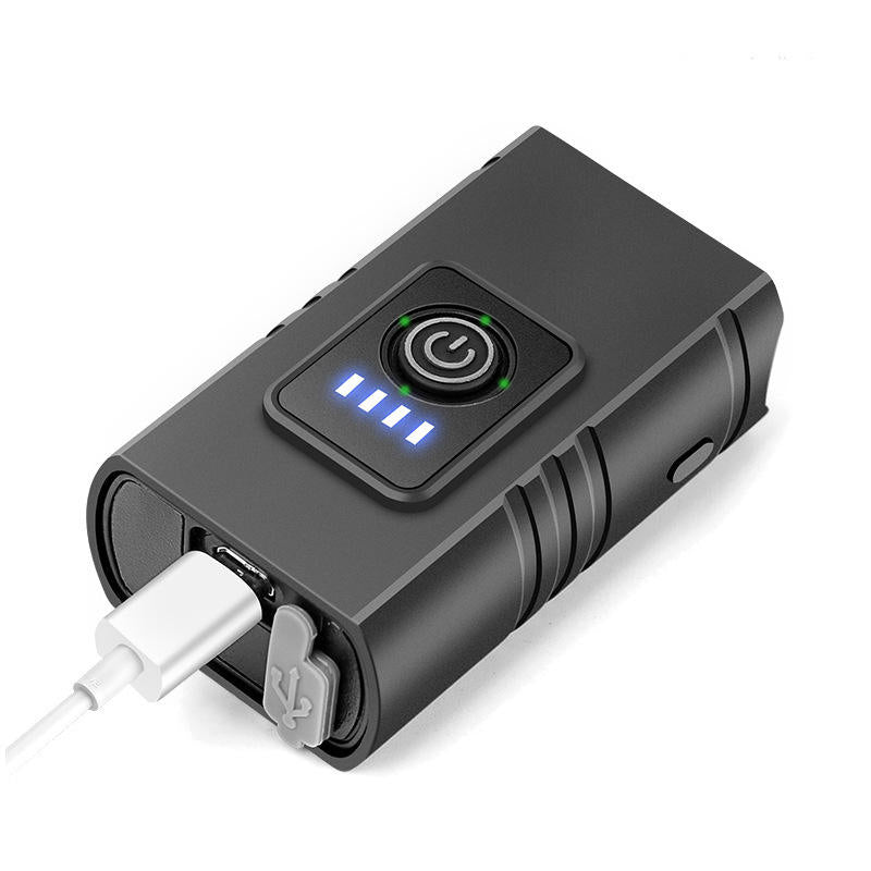 Aluminum Alloy Electric Tricycle Front Light, High-Brightness Rechargeable Rainproof Headlamp