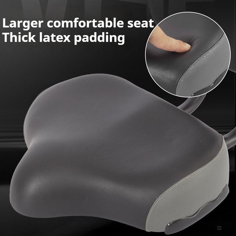 Electric Tricycle Saddle for Bike Simple Style, Comfortable Wide Tricycle Seat with Backrest