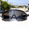 UV Protection Cycling Sunglasses with Interchangeable Lenses, Sport Bike Eyewear for Road & Mountain Cycling