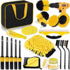 20PCS Auto Detailing Brush Drill Cleaning Set, Car Cleaning Tools Kit for Interior & Wheels