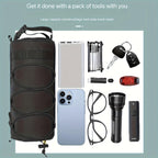 Waterproof Electric Tricycle Handlebar Bag with Quick Buckle, Tricycle Storage Bag for Phone & Tools