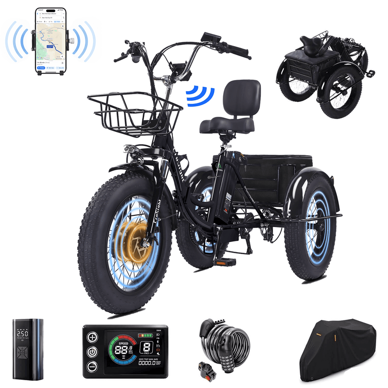 CroSight 2.0 Smart Bluetooth Foldable Electric Trike