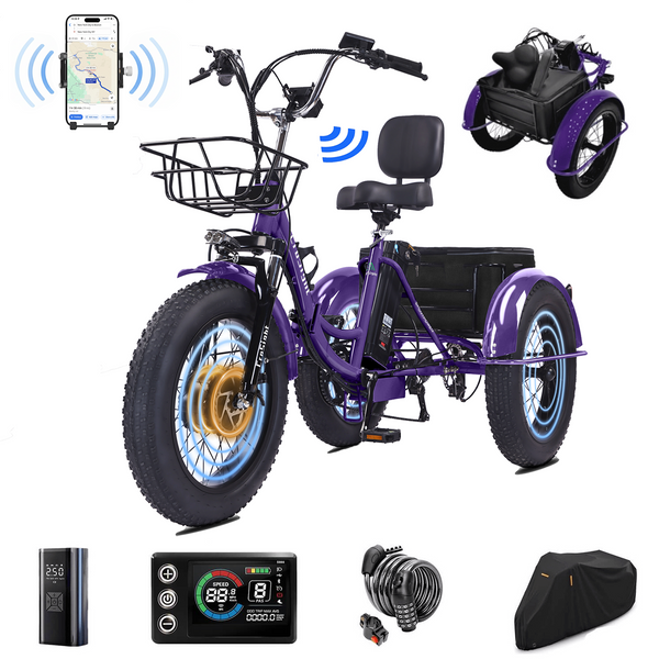 CroSight 2.0 Smart Bluetooth Foldable Electric Trike