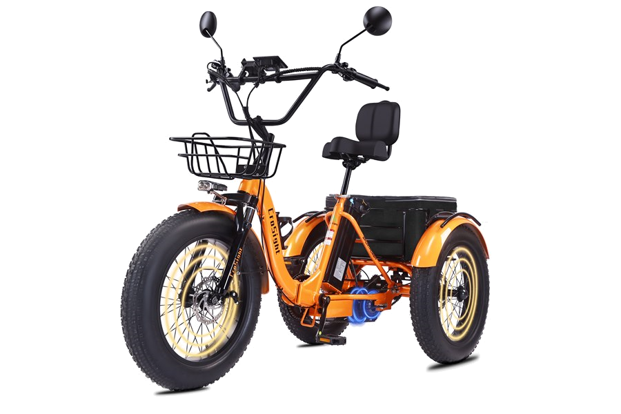 CroSight T3 Pro orange electric tricycle menu image
