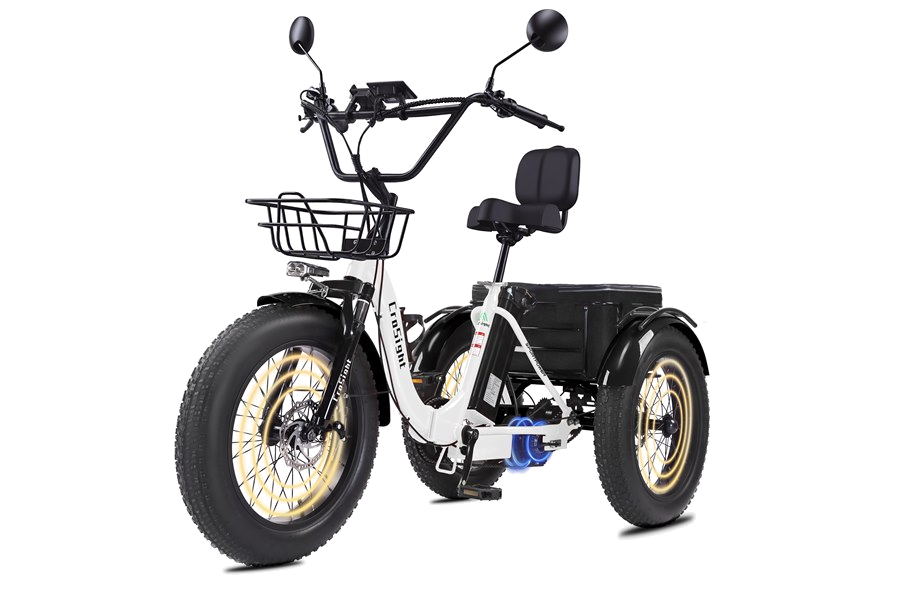 CroSight T3 Pro white electric tricycle menu image