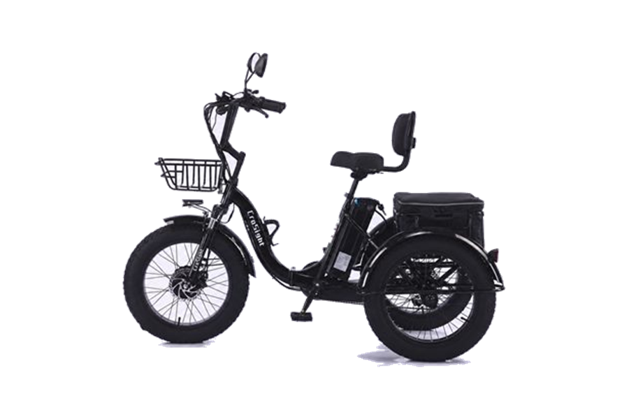 CroSight T3 black electric tricycle menu image